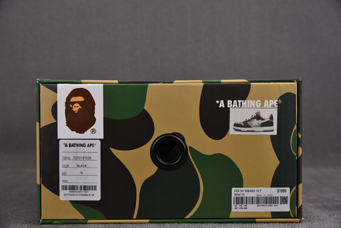 a bathing ape bape sta low copshoe bp-026