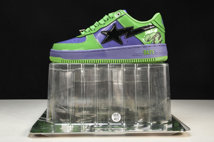 a bathing ape bape sta low copshoe bp-196