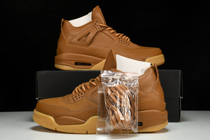 jordan 4 retro ginger wheat men