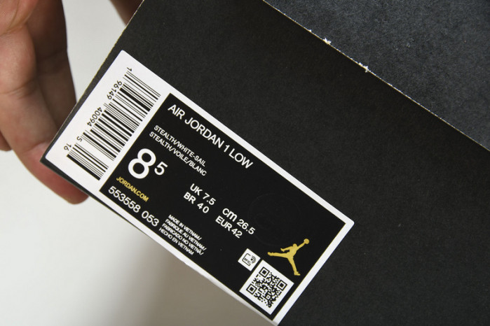 jordan 1 low shadow toe - 553558-052