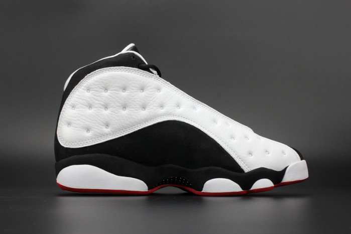 air jordan 13 retro "he got game" white/ black-true red mens 309259-104