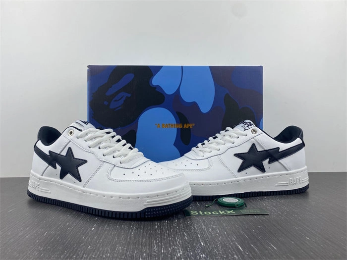 Comfortable A Bathing Ape Bape Sta JJJJound White Navy  1I73-291- 5320