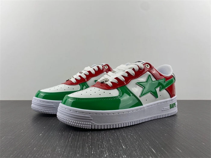 QuickDry A Bathing Ape Bape Sta Low Green White Red 5327