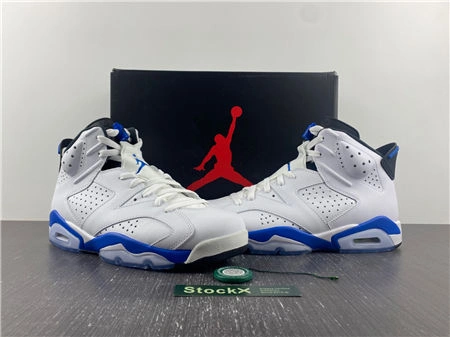 Jordan 6 Retro Sport Blue  384664- Stylish 4028