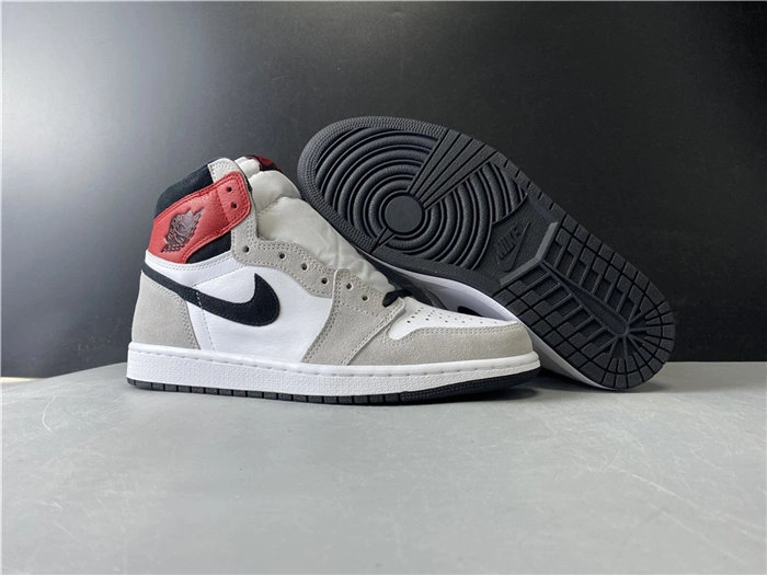 Jordan1 Retro Light Smoke Grey 555088- Fashionable 3738