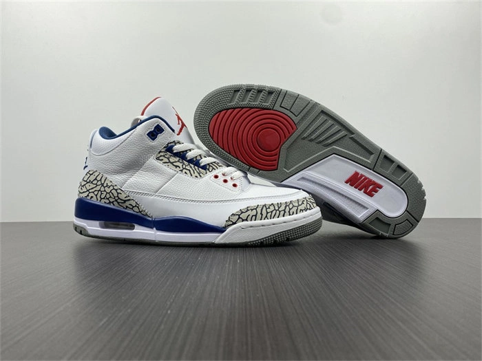 Jordan3 True Blue 854262- Breathable 3839