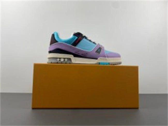 Louis Vuitton LV trainer bluish violet PK Breathable 2126
