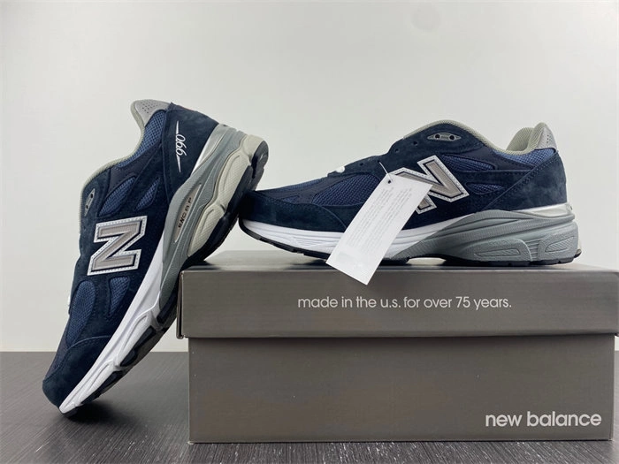 New Balance 990v3 MiUSA Navy Denim M990NB QuickDry 5842