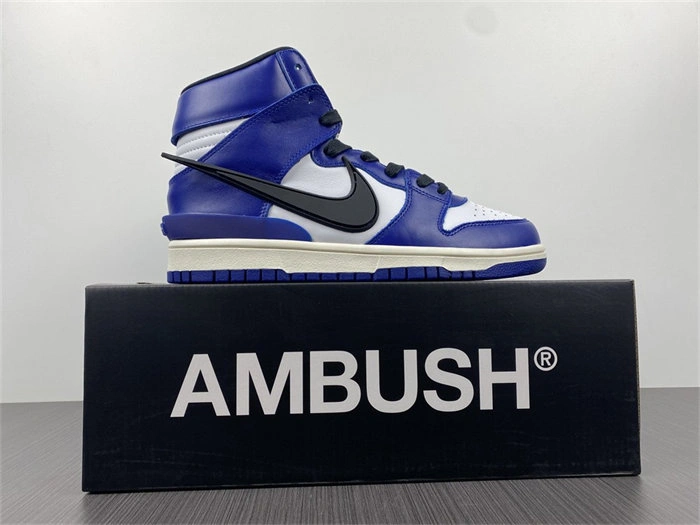 Nike Dunk High AMBUSH Deep Royal CU7544- Compact 4833