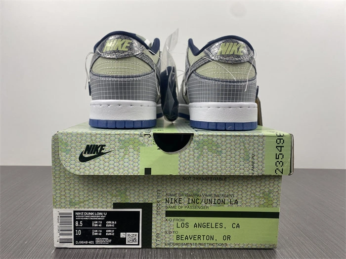 Nike Dunk Low Union Passport Pack Pistachio DJ9649- Premium 4736